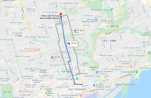 directions from downtown toronto